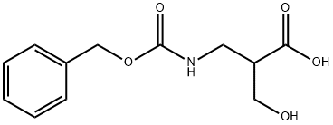 2-(Hydroxymethyl)-3-[[(phenylmethoxy)carbonyl]amino]propanoic acid,2098673-28-8,结构式